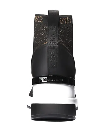 Michael Michael Kors 38mm Logo-lettering Sneakers In Black