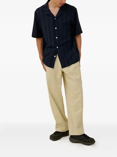 Howlin' Textured Stretch-cotton Trousers In Neutral