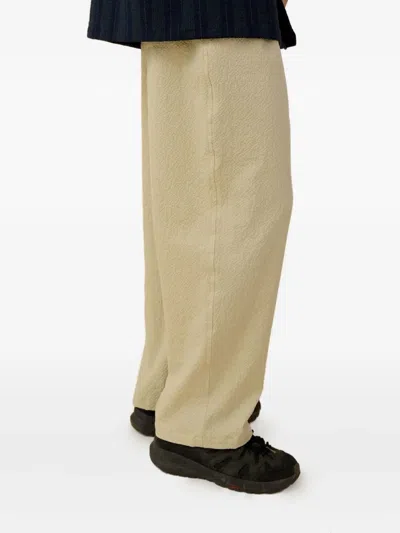 Howlin' Textured Stretch-cotton Trousers In Neutral