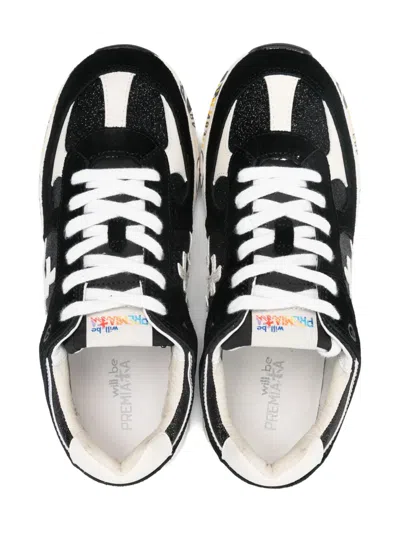 Premiata Diva Sneakers In Black