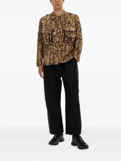 South2 West8 Drawstring-waist Trousers In Black