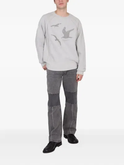 Engineered Garments Engineered Crewneck Sweatshirt In Gray