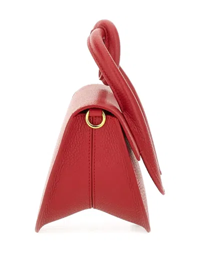 Yuzefi Knotted-handle Shoulder Bag In Red