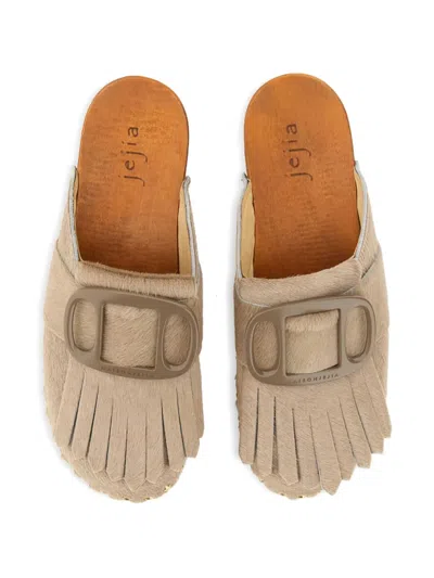 Jejia Buckle-detail Sandals In Multi