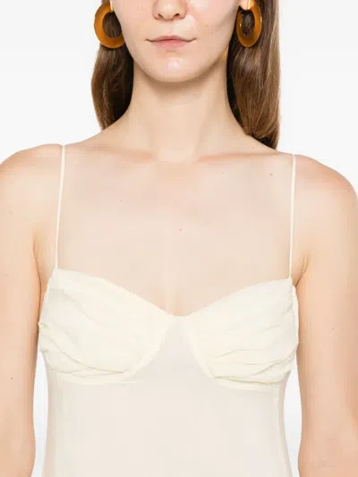 HARVEY 荷叶边中长连衣裙