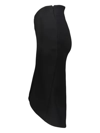 Balenciaga Circle Midi Skirt In Black