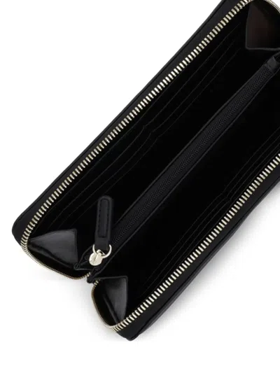 Hugo Boss Logo-plaque Wallet In Black