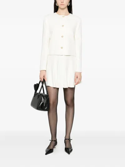 Occleus Milan Fitted Jacket In White