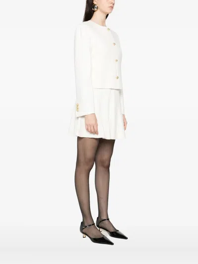 Occleus Milan Fitted Jacket In White