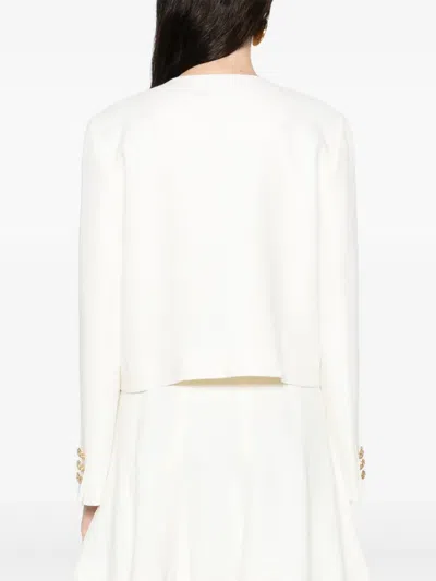 Occleus Milan Fitted Jacket In White