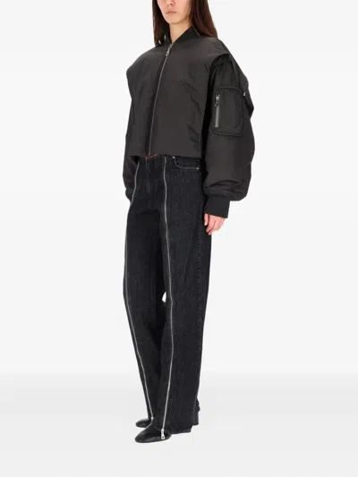 Jean Paul Gaultier Oversized Shoulder Jacket Sleeve Pocket In Gray