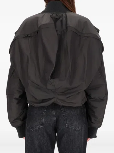 Jean Paul Gaultier Oversized Shoulder Jacket Sleeve Pocket In Gray