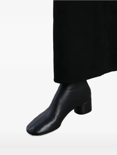 Dear Frances 50mm Harlie Leather Ankle Boot In Black