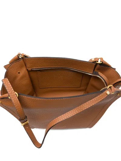 Gianni Chiarini Bloom Shoulder Bag In Brown