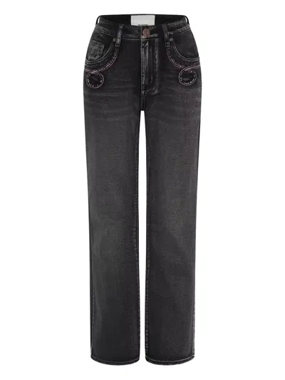 One Teaspoon Charlie Jeans In Black