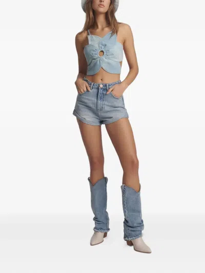 One Teaspoon Bandit Shorts In Blue