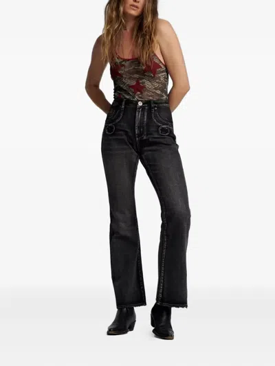 One Teaspoon Charlie Jeans In Black