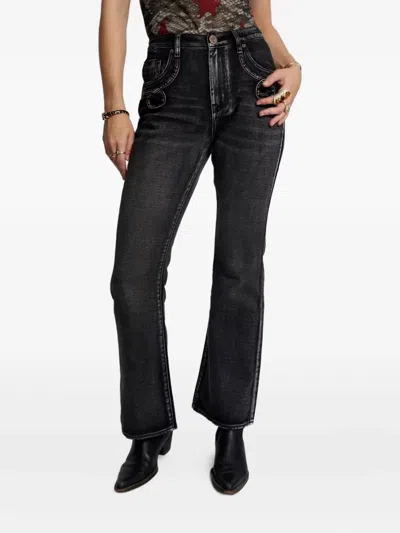 One Teaspoon Charlie Jeans In Black