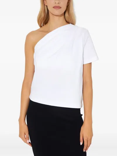 Gauge81 Tartu One-shoulder T-shirt In White