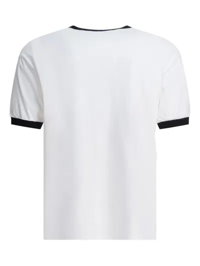 Kapital Pocket Ringer T-shirt In White