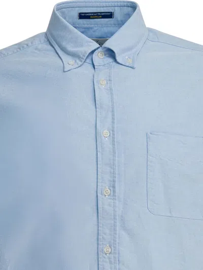 Bd Baggies Pocket Buttoned Shirt In Blue