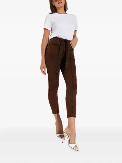 Retroféte Elliot Belt Jeans In Brown