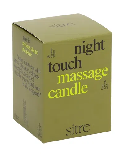 Sitre Night Touch Massage Candle In Green