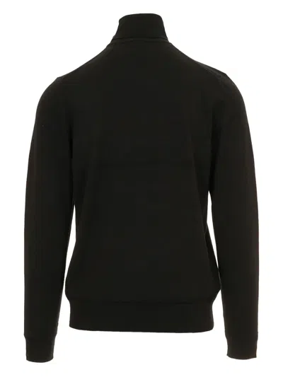 Fred Perry Laurel Wreath Roll-neck Sweater In Brown