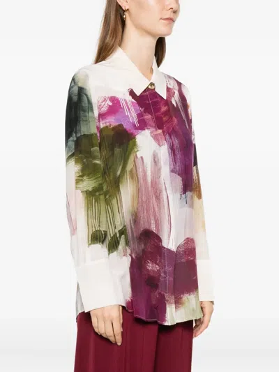 Aje Atomic Button Print Shirt In Multi