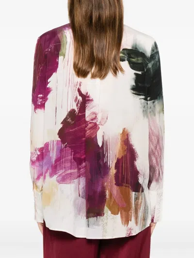 Aje Atomic Button Print Shirt In Multi