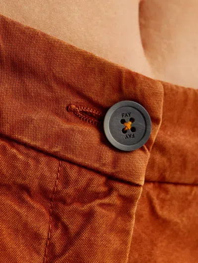 Fay Belt-loop Shorts In Brown