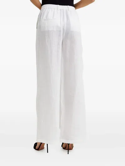 Marysia Wegner Linen Trousers In White