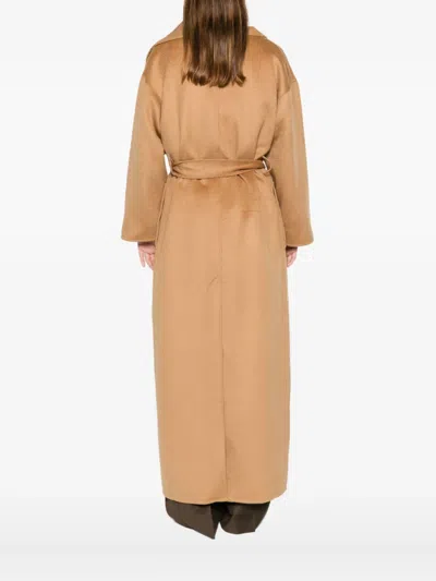 Tove Jore Belted Coat In Brown