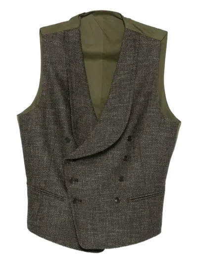 Tagliatore Ben Waistcoat In Green