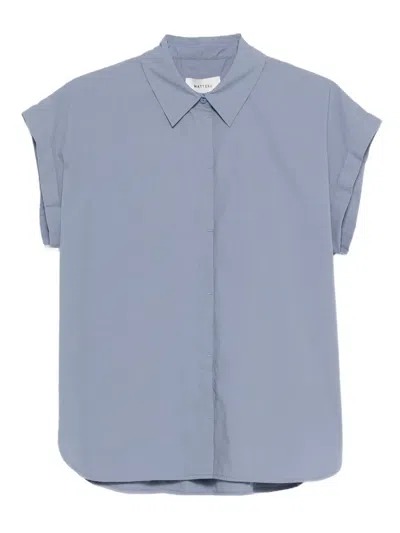 Matteau Sleeveless Top In Blue