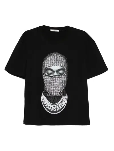 Ih Nom Uh Nit Embellished Graphic T-shirt In Black