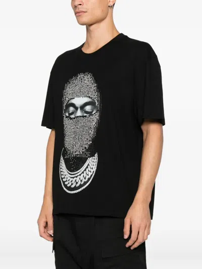 Ih Nom Uh Nit Embellished Graphic T-shirt In Black