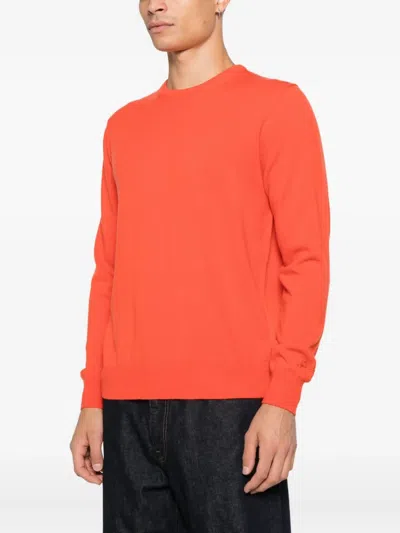 Mc2 Saint Barth Regent Crew-neck Sweater In Orange