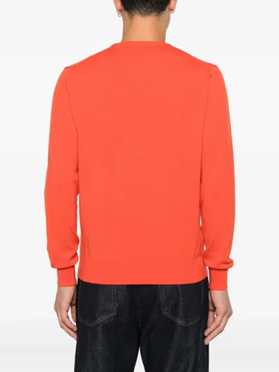 Mc2 Saint Barth Regent Crew-neck Sweater In Orange