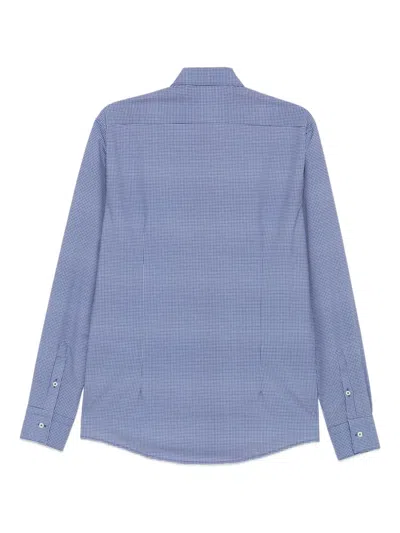 Liu •jo Check-pattern Shirt In Blue