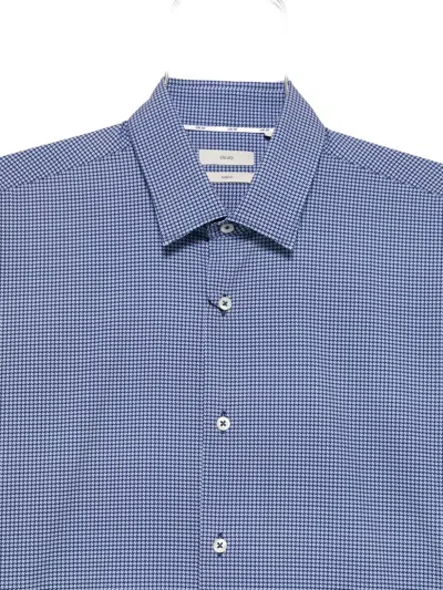 Liu •jo Check-pattern Shirt In Blue