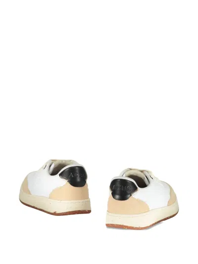Acbc Elegant White Shoes With Light Beige Sole In White