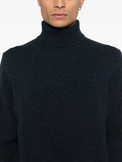 Filippo De Laurentiis Turtleneck Sweater In Blue