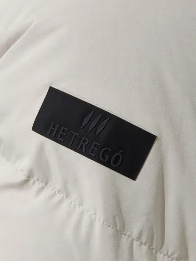 Hetregò Ethan Hooded Padded Jacket In Neutral