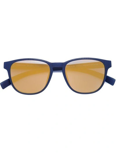 Shop Mykita 'lemas' Sunglasses - Blue