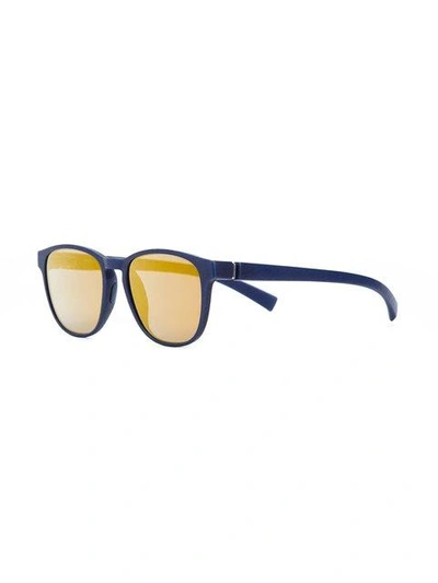 Shop Mykita 'lemas' Sunglasses - Blue