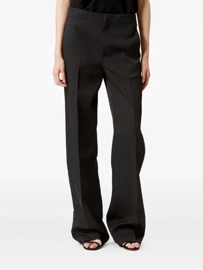 Isabel Marant Scarly Satin Trousers In Black