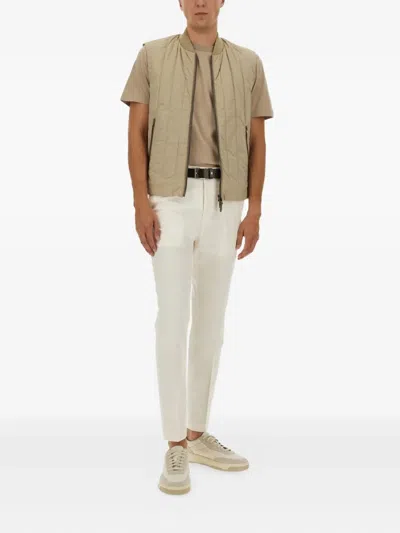 Hugo Boss Boss Camel "l-cestol" Vest In Brown