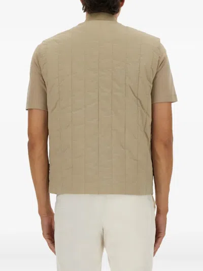 Hugo Boss Boss Camel "l-cestol" Vest In Brown