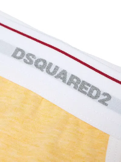 Dsquared2 Logo Boxers In Yellow
